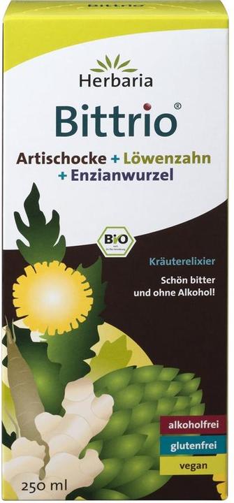 Image du produit Herbaria Elixir aux herbes Bittrio Artichaut & Pissenlit & Racine de gentiane Bio (1 pièce(s), Liquide, 592 g)
