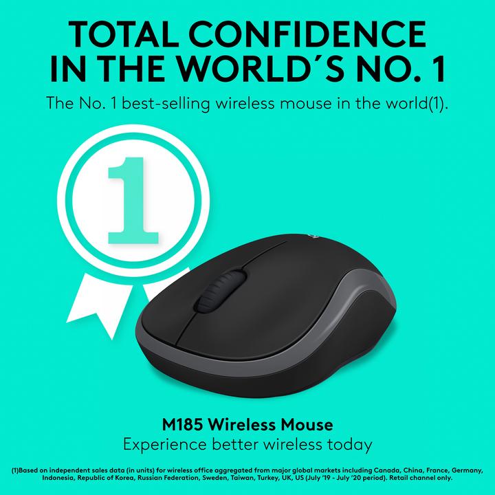 Actual product image Logitech M185 (Wireless)