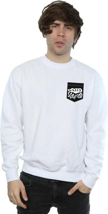 Actual product image Scooby Doo Mens Faux Pocket Sweatshirt (L)