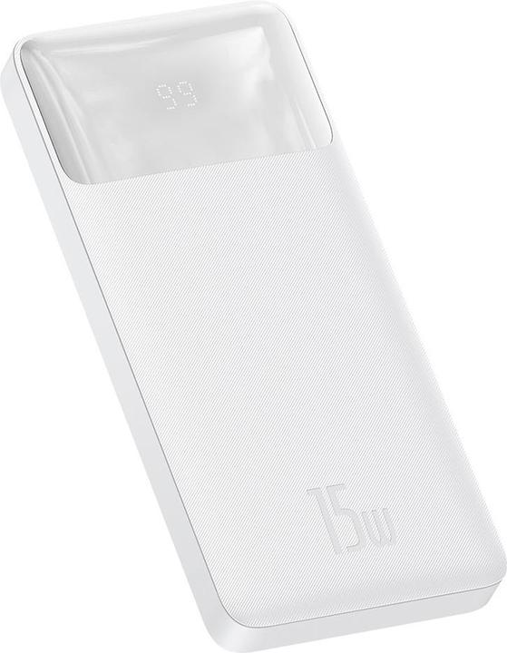 Produktbild Baseus Powerbank Bipow 10000mAh, 15W (white) (10000 mAh, 15 W, 74000 Wh)