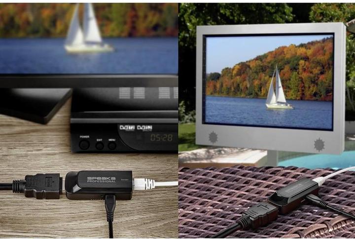 Produktbild SpeaKa Professional HDMI-Verlängerung über Patchkabel 50 m