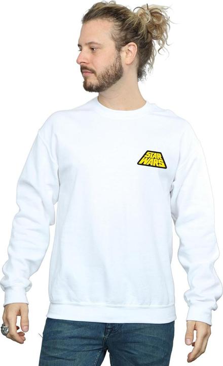 Actual product image Star Wars Mens Japanese Character Badge Sweatshirt (M)
