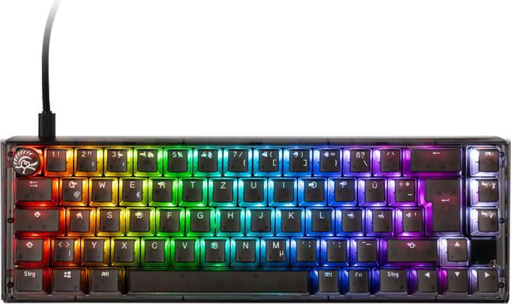 Actual product image Ducky One 3 Aura Black SF Gaming Keyboard, RGB LED - MX-Brown (DE, Cable)