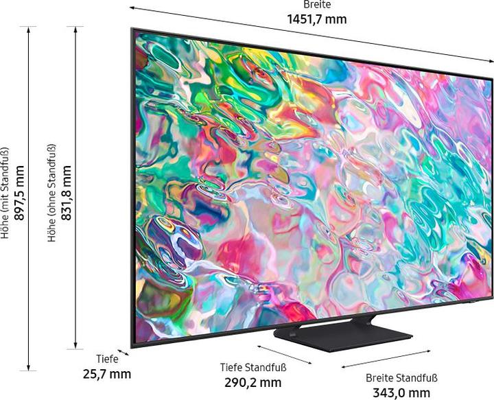 Image du produit Samsung QE65Q70B (65", Q70B, QLED, 4K, 2022)