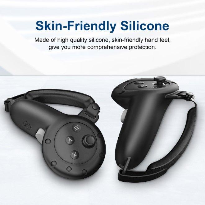 Image du produit MU Classic Meta Quest 3 / 3S Controller Silicone Grip Housse de protection avec support poignet