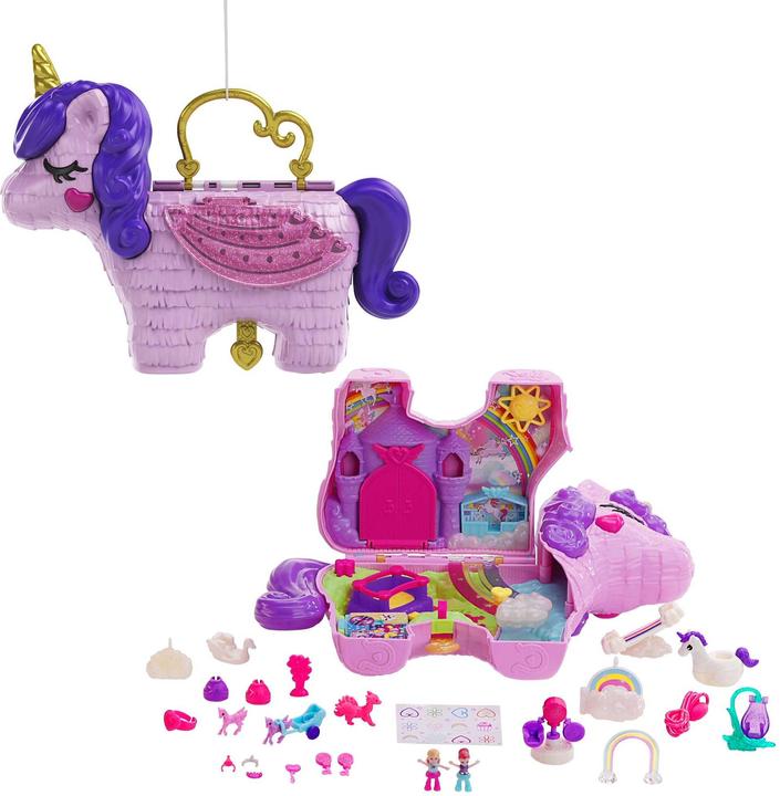 Actual product image Polly Pocket UNICORN PARTY Playset