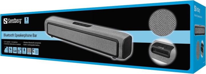 Actual product image Sandberg Bluetooth Speakerphone Bar (8 h, USB power delivery, Battery operated)