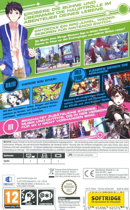 Produktbild Nintendo Tokyo Mirage Sessions FE Encore (Switch, DE)