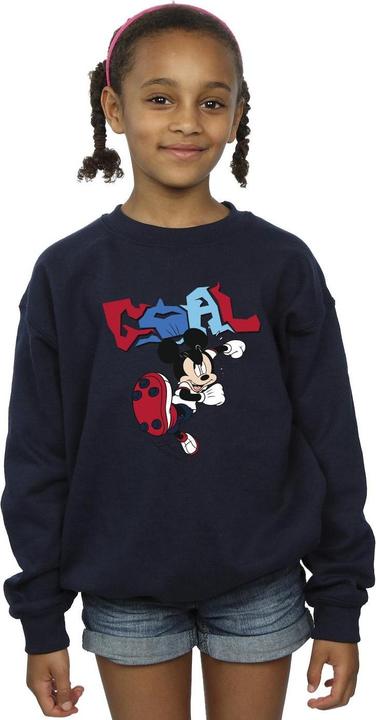 Immagine prodotto Disney Mickey Mouse Goal Striker Pose Felpa Ragazze (140, 146)