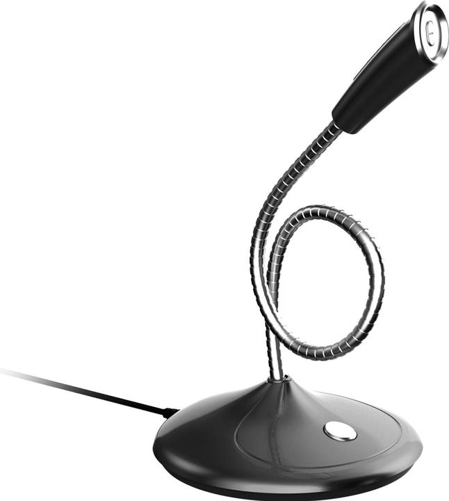 Produktbild Platinet Mikrofon Office/Home Desktop Jack 3.5 schwarz (45576)