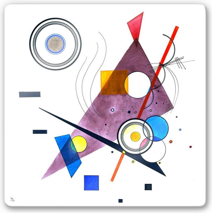 Immagine prodotto Trenddeko Kandinsky - Composizione II (20 x 20 cm)