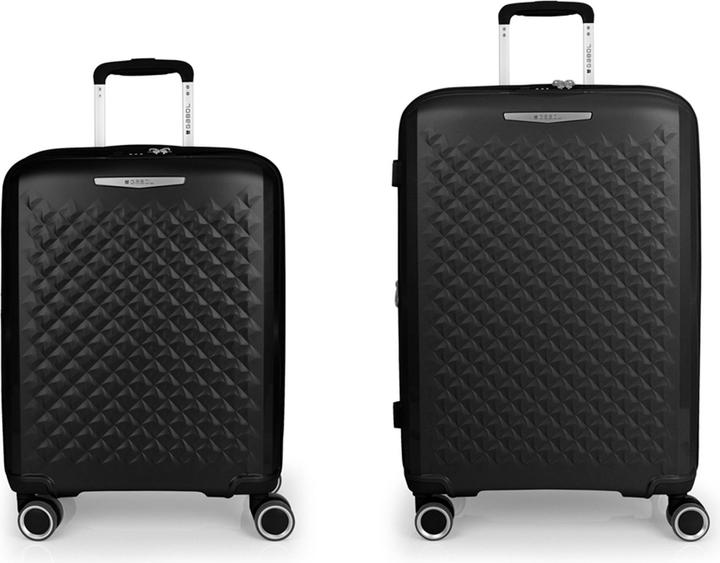 Actual product image Gabol Queens 4-wheel suitcase set 2-piece with expansion fold (114 l)
