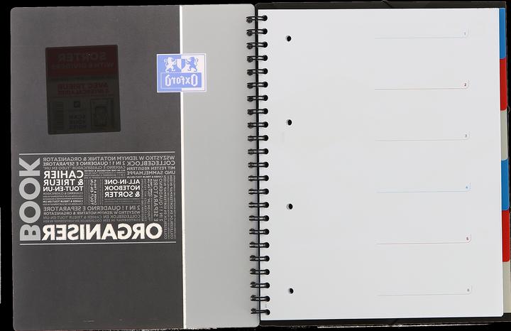 Image du produit Oxford Organiserbook (A4+, Quadrillé, Couverture rigide)