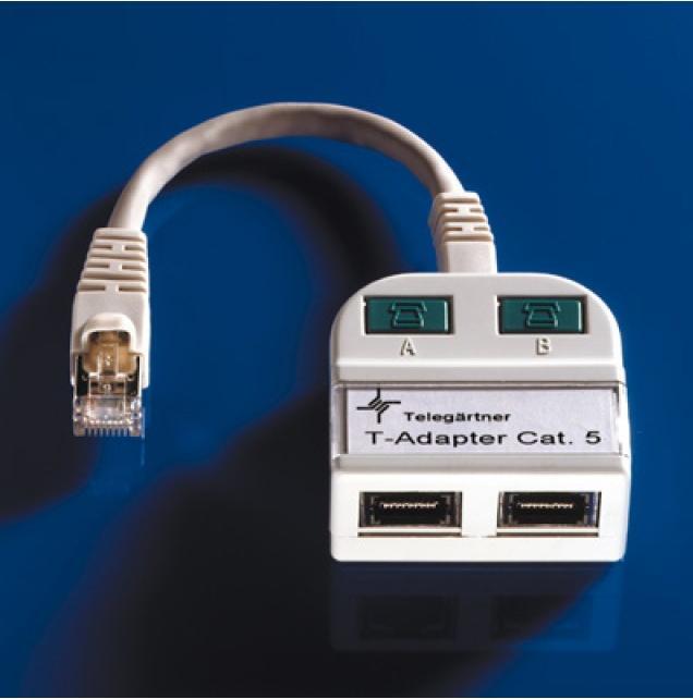 Immagine prodotto Telegärtner Adattatore a T (RJ45, RJ45 (2x))