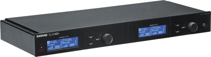 Actual product image Shure SLXD4QDAN+E=-G65 - Odbiornik poczwórny cyfrowy (470-606 MHz)
