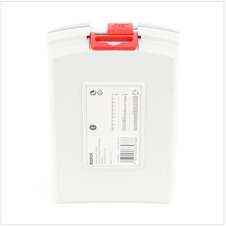 Image du produit Bosch Professional Zubehör Jeu de forets hélicoïdaux PRO Stainless Steel HSS-Co, 19 pièces (6 mm, 1 mm, 6,5 mm, 5,5 mm, 10 mm, 1,5 mm, 7 mm, 3 mm, 5 mm, 8,5 mm, 8 mm, 2,5 mm, 9 mm, 3,5 mm, 4,5 mm, 2 mm, 7,5 mm, 9,5 mm, 4 mm)