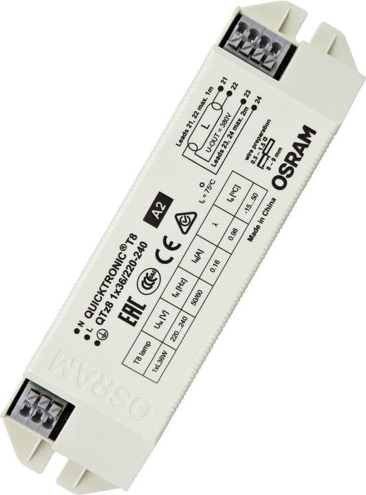 Image du produit Osram Ballast électronique QTz 8 1X36/220-240 (4008321863287)
