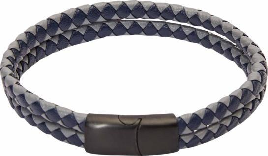 Image du produit HCA Bracelet,VIRO,cuir double,bleu.607154 (20.50 cm, Cuir)