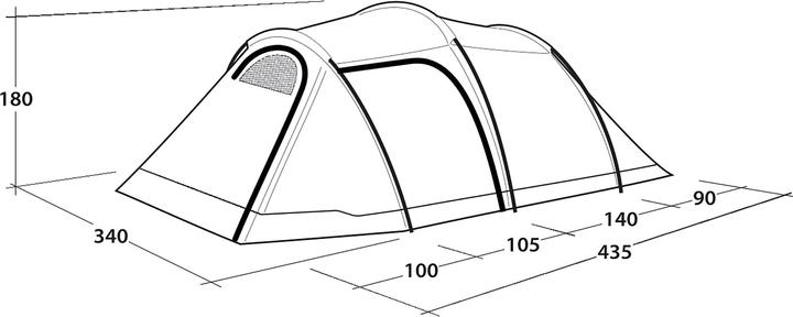 Immagine prodotto Outwell Earth 5 Plus (Tenda a tunnel, 10.20 kg, 5 persone)