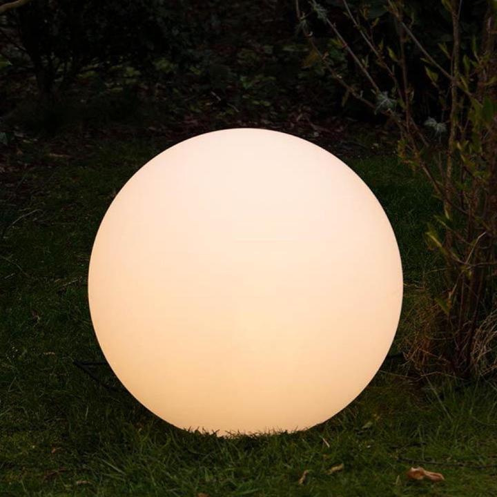 Productafbeelding 8 seasons design SOLAR Lichtgevende Bol Decoratie Lamp 50 cm, Wit (410 lm, IP44)