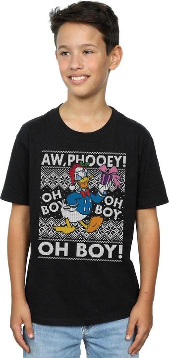 Image du produit Disney - T-shirt DONALD DUCK CHRISTMAS FAIR ISLE - Garçon (152, 158)