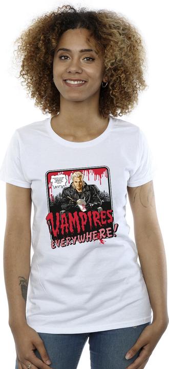 Actual product image Universal Textiles Womens/Ladies Vampires Everywhere Cotton T-Shirt (XL)