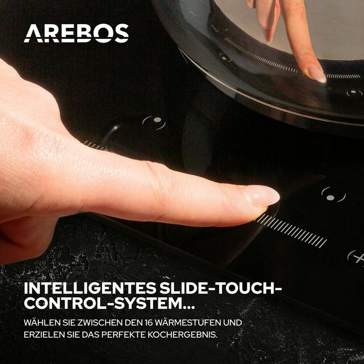 Actual product image Arebos Ceramic hob 4 cooking zones 59 cm