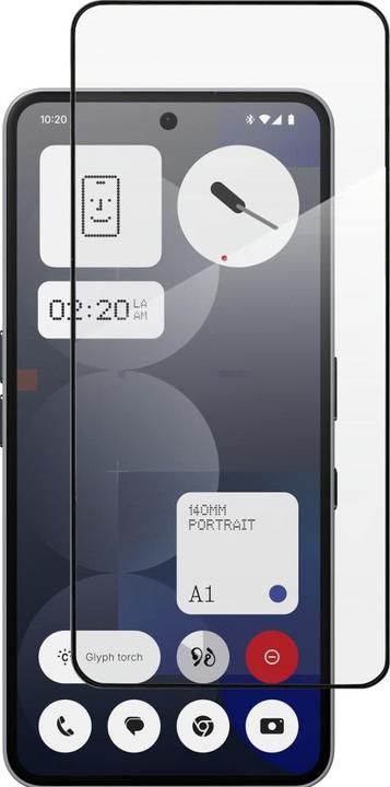 Produktbild Screenguard Full Screen Panzerglas Schutzfolie 2.5D 9H (1 Stück, Nothing Phone (3a) Pro)