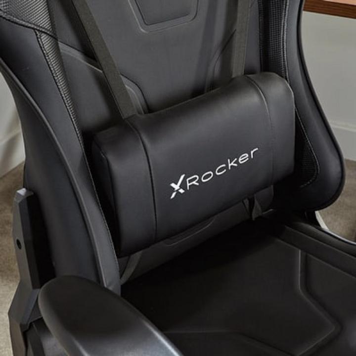 Produktbild X Rocker Chaise de jeu eSport Agility Sport avec ajustement ergonomique Noire Carbone