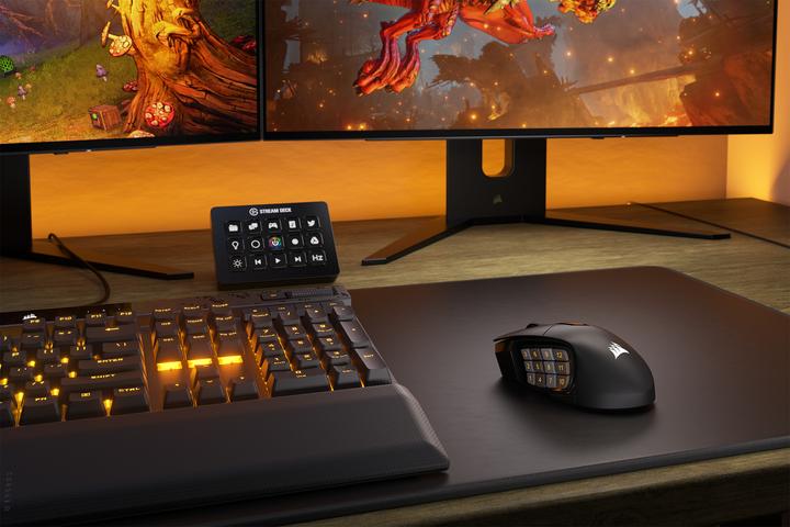 Productafbeelding Corsair Scimitar Elite Draadloze Gaming Muis RGB LED (Draadloze)