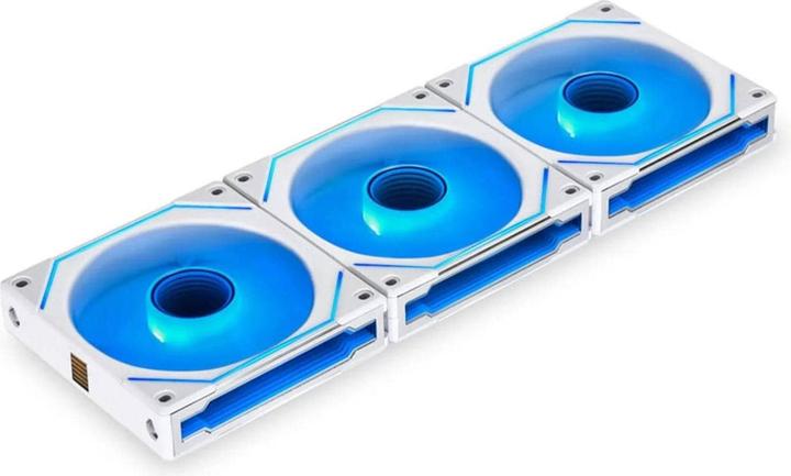 Image du produit Lian-Li UNI FAN SL-INF 120 ARGB Reverse Blade PWM Lüfter, 3er Pack inkl. Controller - 120mm, weiss (120 mm, 3 x)