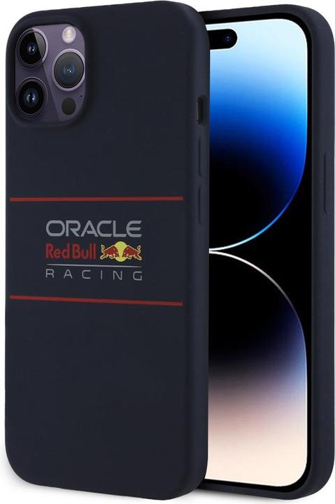 Red Bull RBHMP14L24SIHSRV iPhone 14 Pro 6.1" hardcase navy Silicone Horizontal Logo MagSafe (Apple iPhone 14 Pro)