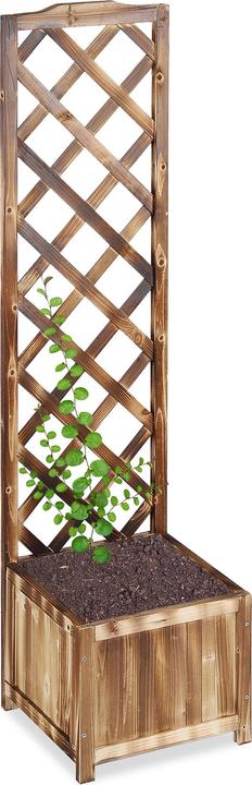 Image du produit Relaxdays Jardinière avec treillis (38 cm, 38 cm)