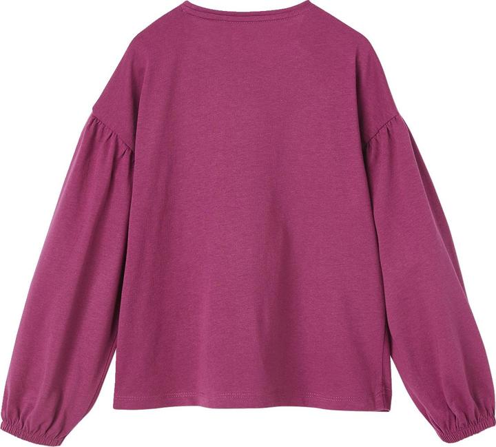 Vertbaudet Mädchen Shirt, Flockprint mit Glanzdetails