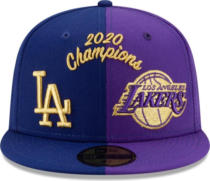 Produktbild New Era 59Fifty Cap - CHAMPS 2020 LA Lakers & Dodgers 7 3/8 (7 3/8)