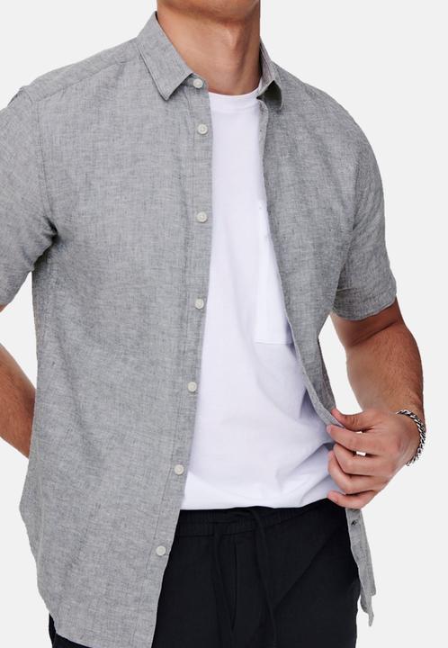 Immagine prodotto Only & Sons Camicia a maniche corte in lino (L)