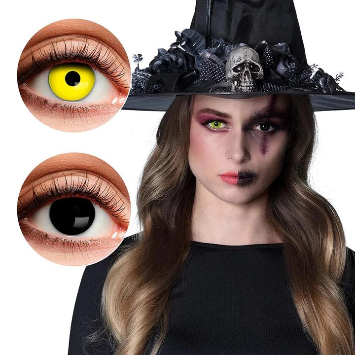 Image du produit Boland 3 Monats Kontaktlinsen Duo Linsen Crazy Witch 2 Farbig 2 Stück (Multicolore)