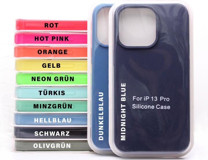 Produktbild Ambiance1 Hülle iPhone 13 Pro - Hardcase Silikon Schutzhülle türkis No.063.6 (Apple iPhone 13 Pro)