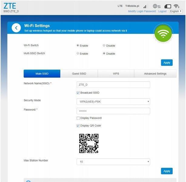 Energie-Label ZTE MF79U