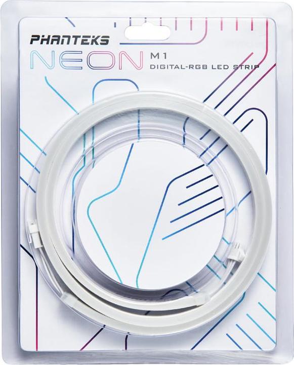 Actual product image Phanteks Neon Digital RGB LED Strip - 1 m, white (Multicoloured)