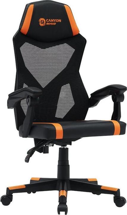 Canyon Computerstühle / Schreibtische Gaming Stuhl Flow MCH01 Mesh Schwarz Orange