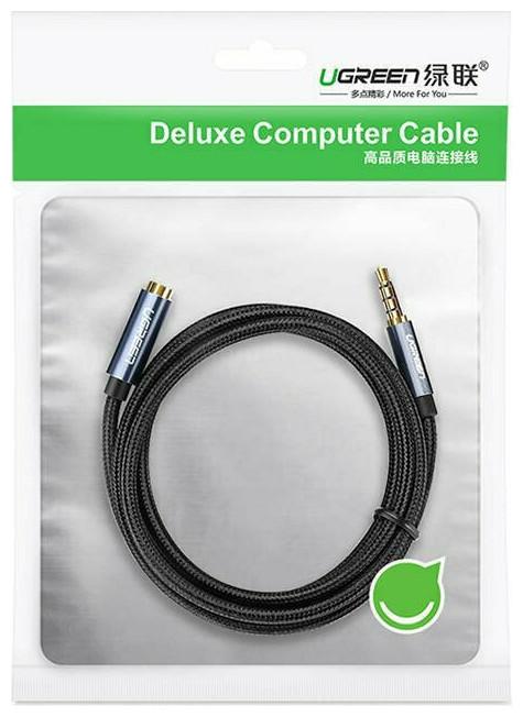 Produktbild Ugreen AV118 AUX jack audio extender 3.5 mm 5m (black) (5 m)