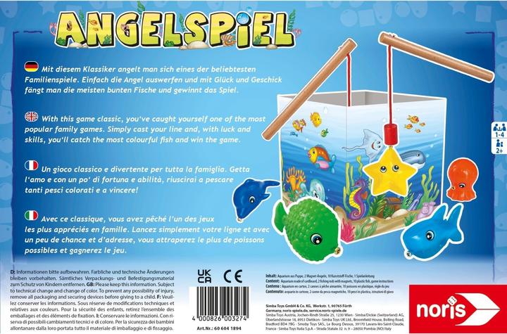 Immagine prodotto Noris Gioco di pesca (Francese, Tedesco, Inglese, Italiano)