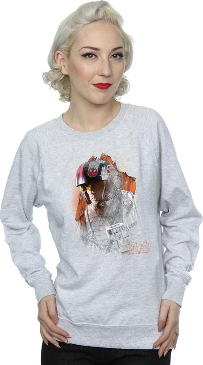 Image du produit Star Wars - Sweat THE LAST JEDI POE DAMERON BRUSHED - Femme (L)