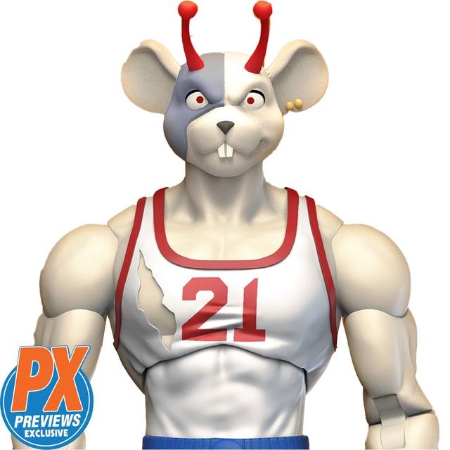 Actual product image Nacelle Biker Mice from Mars Actionfigur Sports Bros Slam Dunk Vinnie - Previews Exclusive