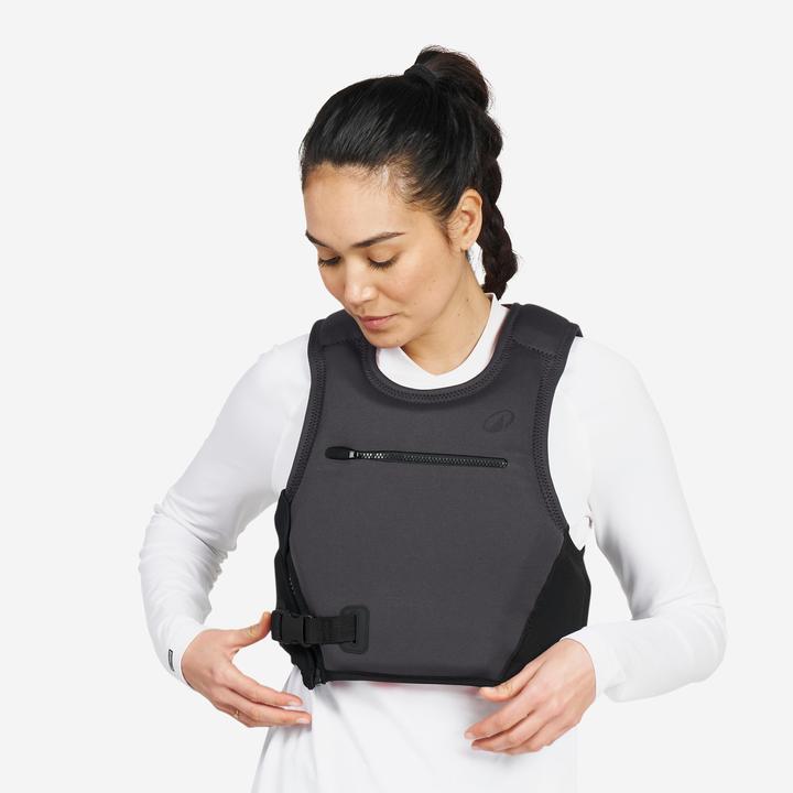 Image du produit Tribord Gilet d'impact et d'aide à la flottabilité 50N court - 500 noir (XL)