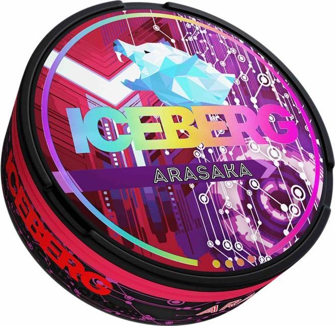 Actual product image Iceberg Arasaka 16g (Nicotine Pouches, 50 mg)