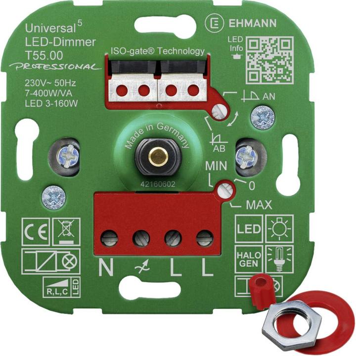 Actual product image Ehmann LED flush-mounted dimmer Professional