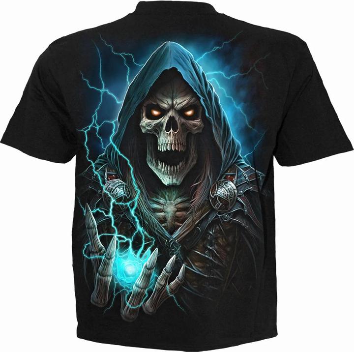 Actual product image Spiral Unisex Adult Dead Metal Short-Sleeved T-Shirt (4XL)