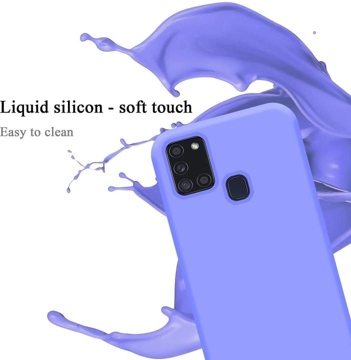 Productafbeelding Cadorabo TPU Liquid Silicone Case Cover (Samsung Galaxy A21)